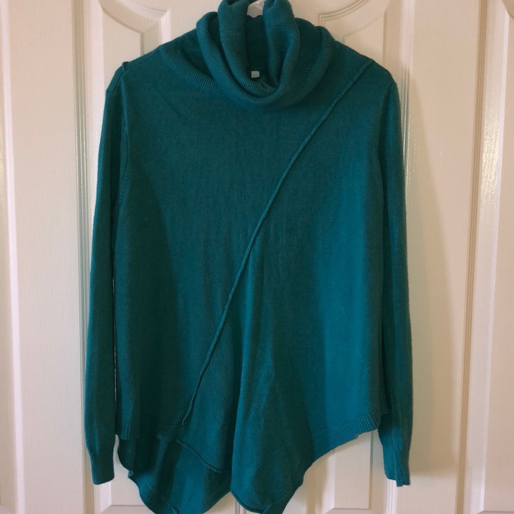NY & Co asymmetrical turtle neck